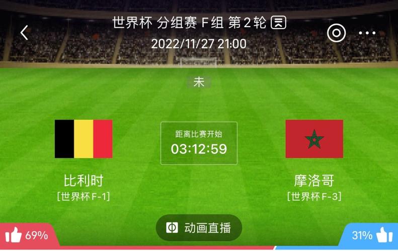 比利时vs摩洛哥解析图